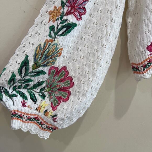 NEW NWT Farm Rio Women's Garden Delight Rosewood Cardigan Size XL - Picture 6 of 9